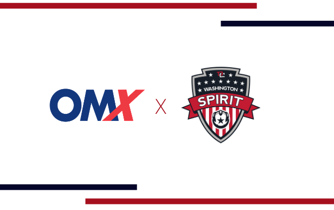 OMX & Washington Spirit logos
