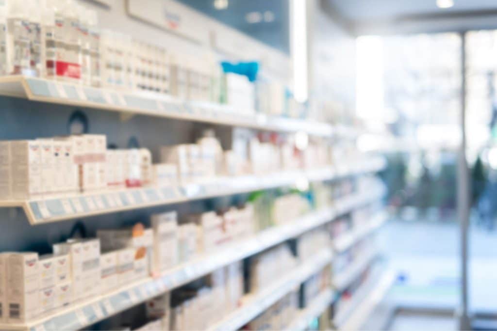 Medical shelves istock